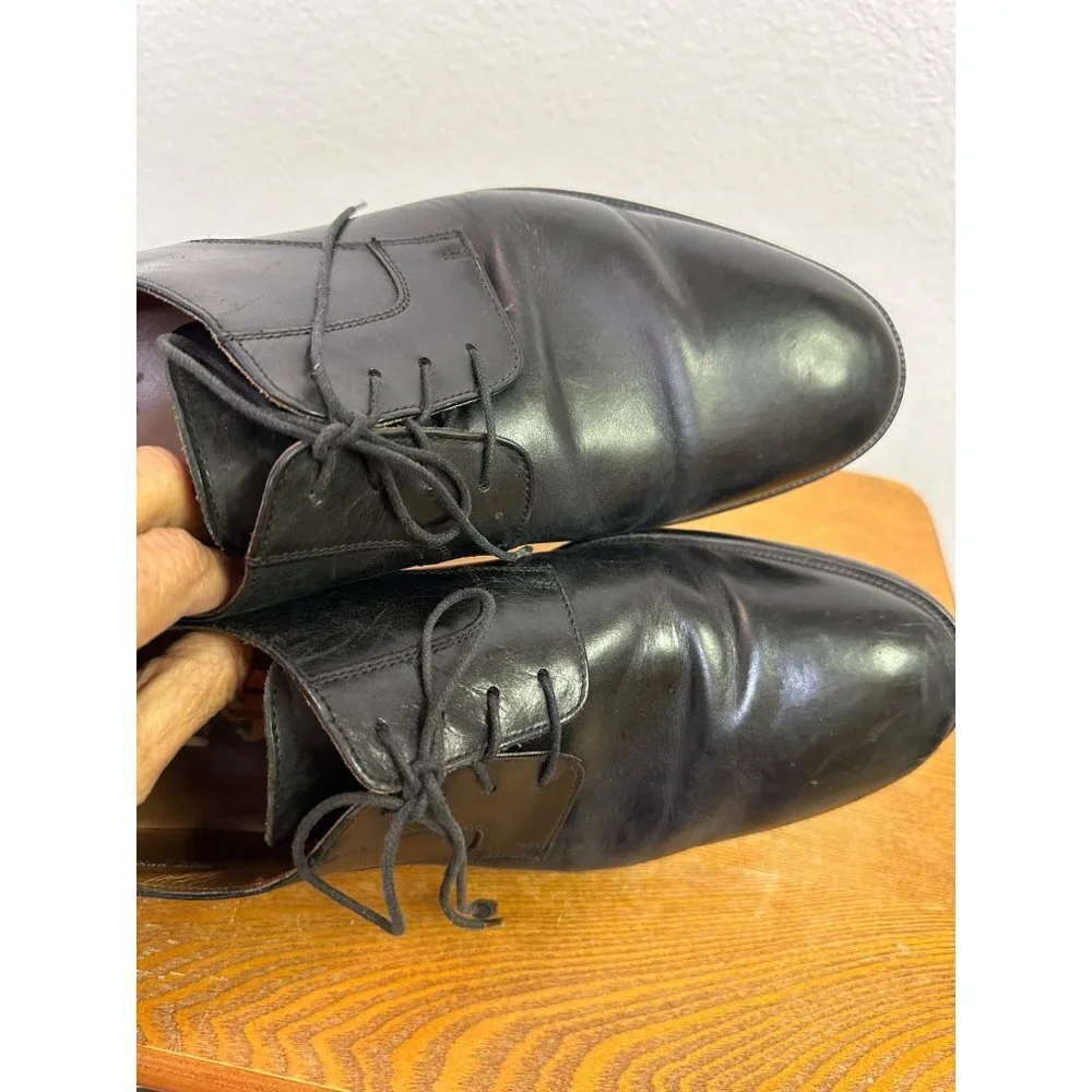 Men's Bostonian Leather Dress Shoes Vero Cuoio From Italy Size 11W Sku 2711